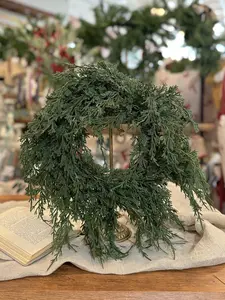 Draping Cedar Wreath