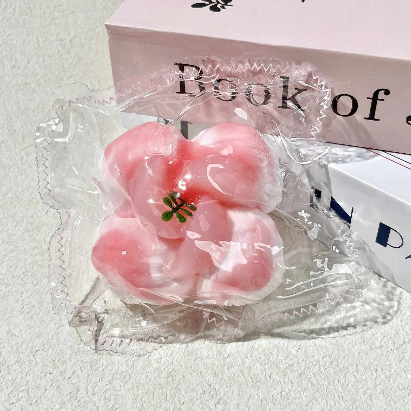 【Buy 3 Get 1 Free】Peach Pull-Apart Bread Squishy Toys, Food-Grade Silicone Slow Rising Handmade Non-Toxic Soft Squeeze Sensory Toys with Thick Creamy Slime Texture for Stress Relief