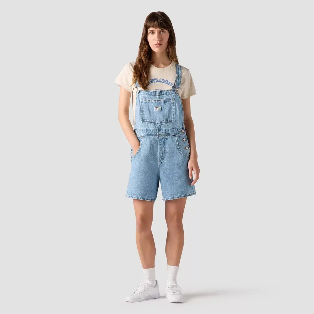 Levi's Women's Vintage "I Will" Shortall - Blue XS