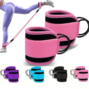 Upgraded Cable Machine Ankle Strap, Training Tool, Superior Padding and Comfort, Home and Gym Use, Gluteal Exercises, Leg Extension, Hip Abduction Device, Accessories