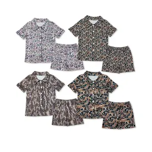 Cozy & Stylish Camo Summer Pajama Set for Women Casual Clothing Pajama Sets Womenswear Breathable