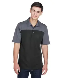 Ash City - Core 365 CE101 Men's Plain, Balance Colorblock, Performance Piqué Polo Shirt