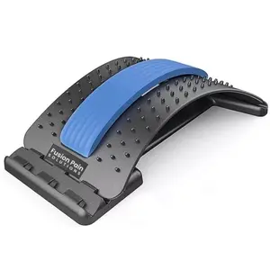 Fusion Pain Solutions Back Stretcher for Lower Back Pain Relief, Back Cracking Device, 4-Level Back Massager for Sciatica and Scoliosis, Spine Stretcher, Pain Relief for Herniated Disc