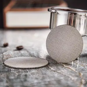 51/54mmReusable Coffee Filter Screen Heat Resistant Mesh Portafilter Barista Coffee Making Puck Screen for Espresso Machine