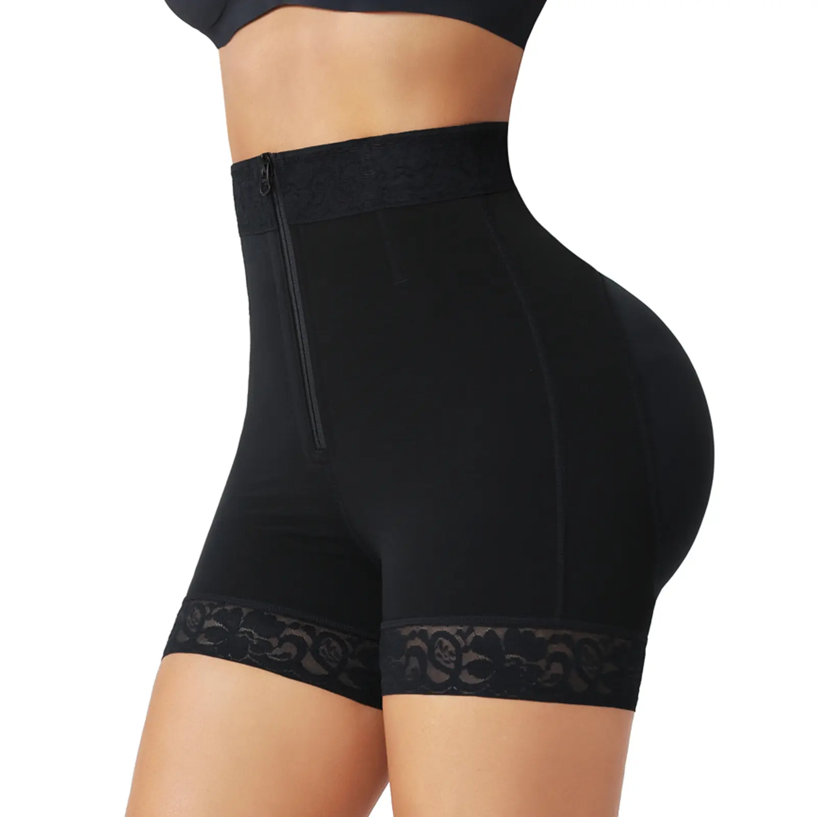 FeelinGirl Body Shaper for Women Butt Lifting Shapewear Fajas Colombianas Shapewear Tummy Control Body Shaper Panties with Zipper Closure Comfort Womenswear Dress