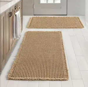Waffle Bath Mat Non Slip, Super Absorbent Bathroom Rug, Soft Quick Dry Bath Mat for Shower & Tub, Washable Bathroom Rug for Bathroom & Kitchen, Bathroom Floor Mat, Shower Mat, Home Essentials Bathroom Decor