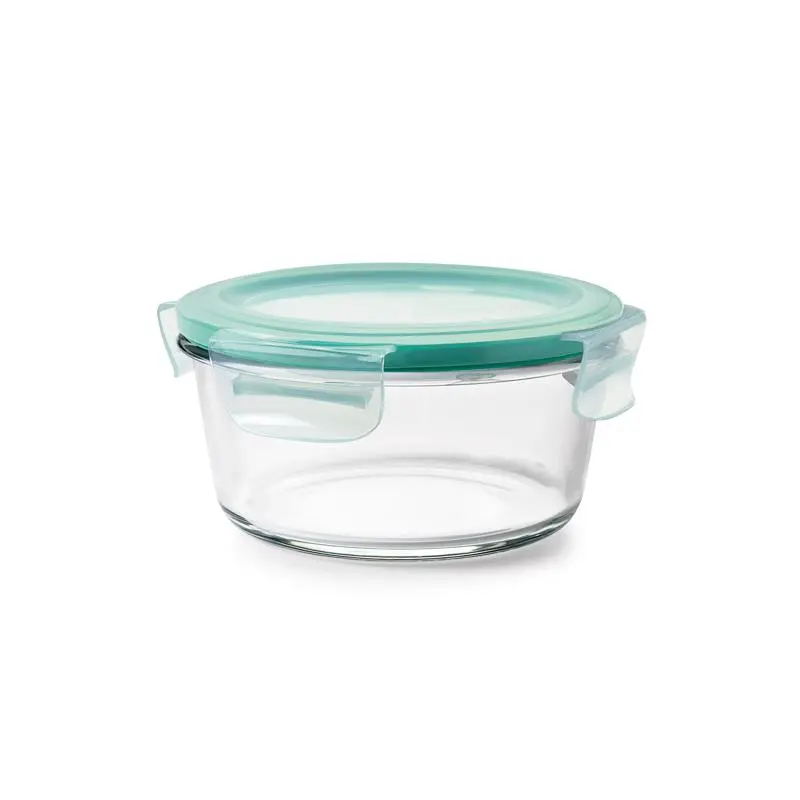 OXO 6093282 Good Grips 4 Cups Clear Food Container & Green Lid