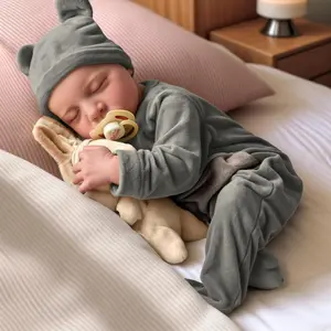 BABESIDE Lifelike Reborn Baby Dolls Boy - 17-Inch Soft Body Realistic-Newborn Full Body Vinyl Real Life Baby Dolls with Toy Accessories for Kids Age 3 4 5 6 7 +
