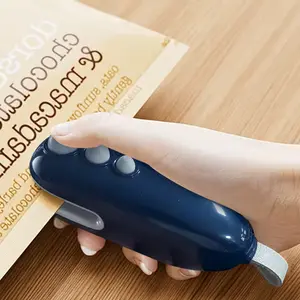 【Faddish】Mini pocket knife bag sealer, USB charging bag, handheld magnetic heat sealer for keeping food fresh and snacks crisp. Portable Rechargeable