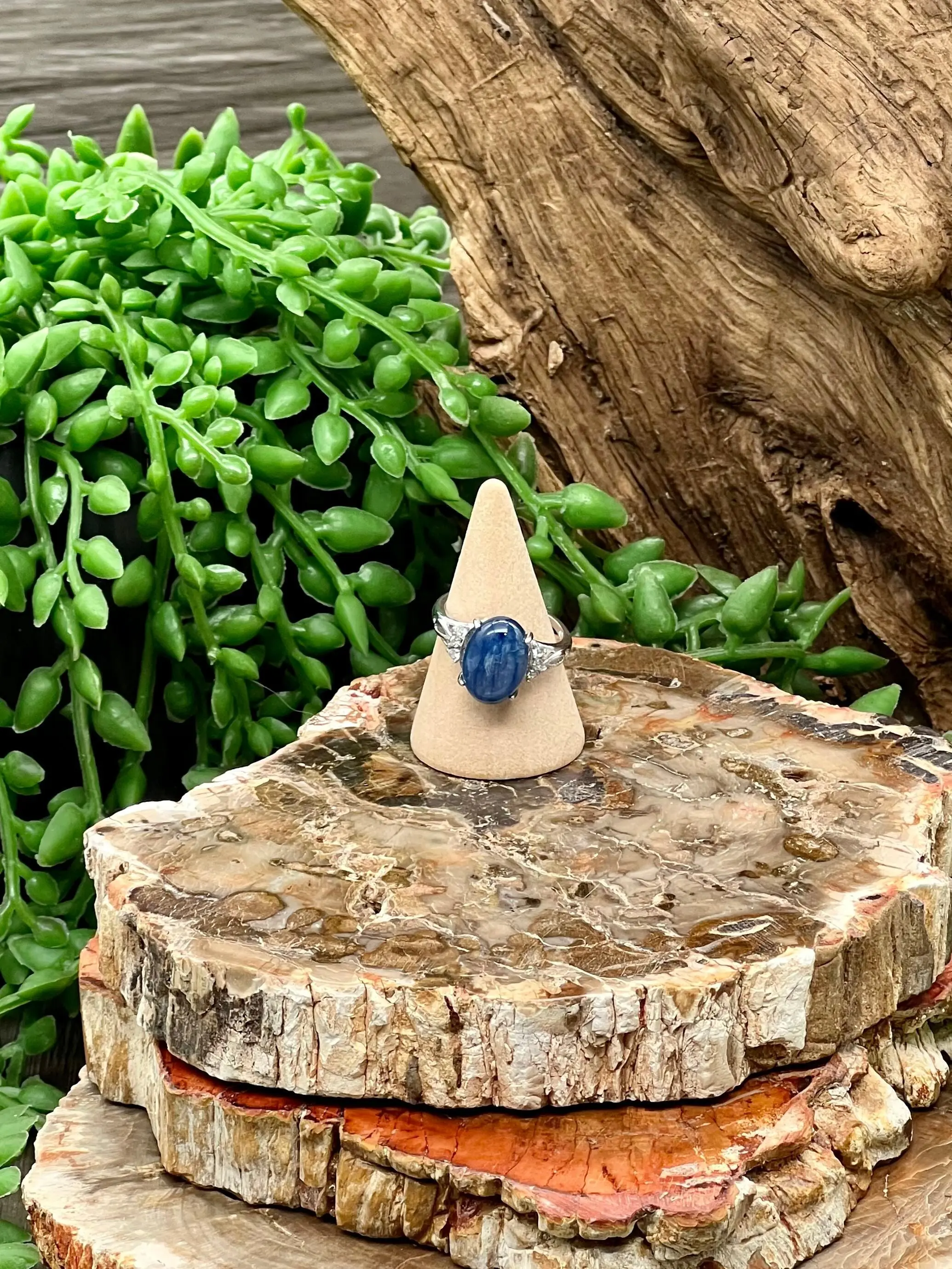 Blue Kyanite Ring Blue Kyanite Ring