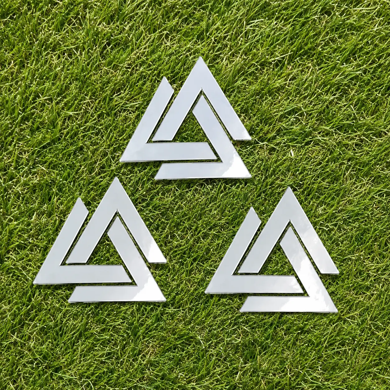 Chi Batt Chrome Vinyl Decal (2 Sticker Pack)