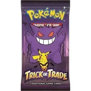 Pokémon TCG: Custom Order - 3 Additional Game Cards - Trick or Trade Theme Packaging