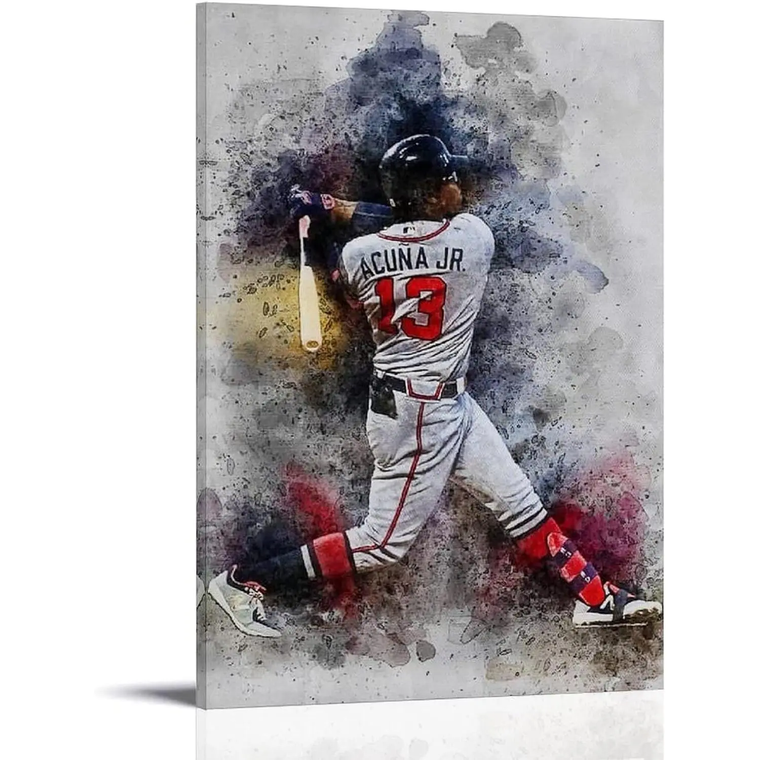 Ronald Acuna Jr Baseball Player Handsome Art Poster Canvas Art Poster And Wall Art Hanging Decor for Modern Family Corridor Posters