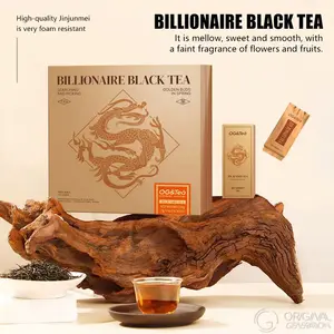 The Billionaire 320g (5g×64pcs) Jin Jun Mei Black Tea from Wuyi Mountain Refreshing Flavor & Strong Aroma - Beverage