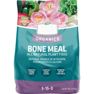 Bone Meal Plant Food 3-15-0 Fertilizer 4 lb - Nutrient-Rich for Healthy Plant Growth