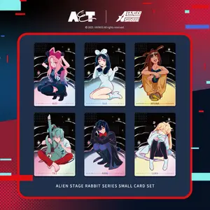 Alien Stage Rabbit Series Official Card Set - New Series 6 Anime Cards Character Art Collectible Must-Have for Fans Gift for Fans & Collectors