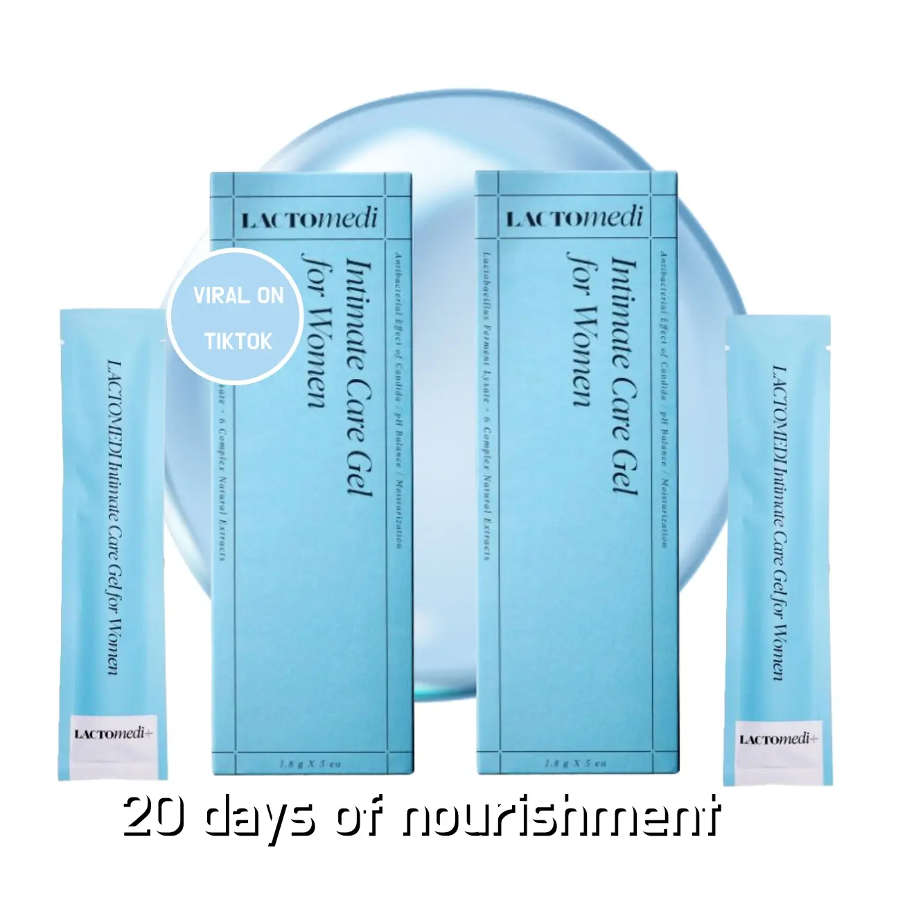 LACTOMEDI Intimate Care Gel | 10-Day Intensive Care Package | Probiotics Applicator | Yeast Infection Care | BV Gel | pH Balance Gel | Itchiness and Unpleasant Odor | 1Box x 10pcs