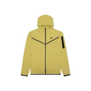 Nike Sportswear Tech Fleece Full-Zip Hoodie Saturn Gold/Black (men) by StockX