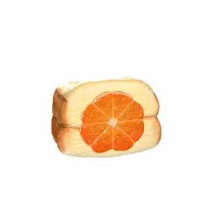 MHM Squishy Orange Bread Creative Slow-Rebound Sensory Toy for Adults Relaxation & Sensory Experience