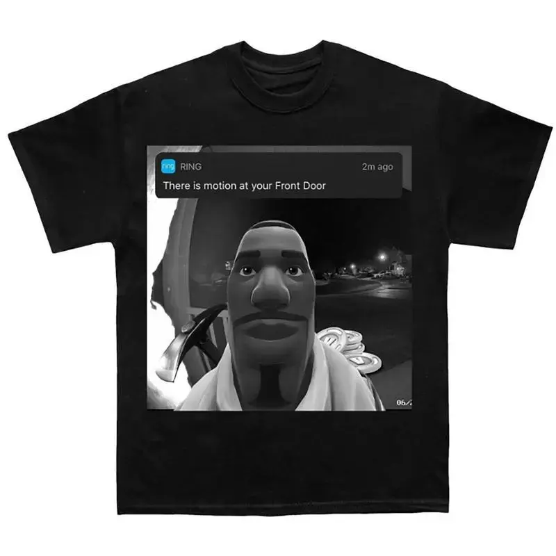 Unisex Casual Fitted Cotton Round Neck Fortnite Meme T-Shirt, Sports Streetwear Tee with Vintage Tropical Graphics for Men and Women