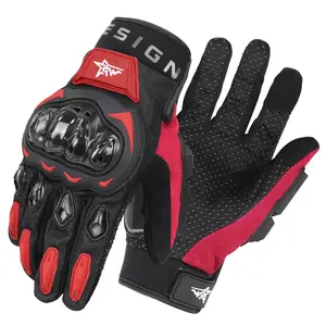 Spring and Summer Hard Shell Off-road Cycle Gloves - Touch Screen Riding Gloves - Breathable Full Finger Protection - Tactical Windproof Bike Gloves for Men & Women