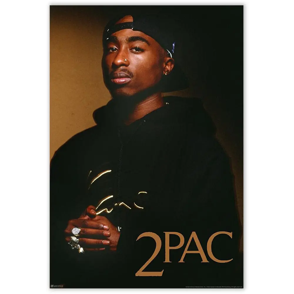 Tupac Posters 2Pac Poster Tupac Hoodie Photo 90s Hip Hop Rapper Posters For Room Aesthetic Mid 90s 2Pac Memorabilia Rap Posters Music Merchandise Merch Cool Wall Art Print Poster 16x24