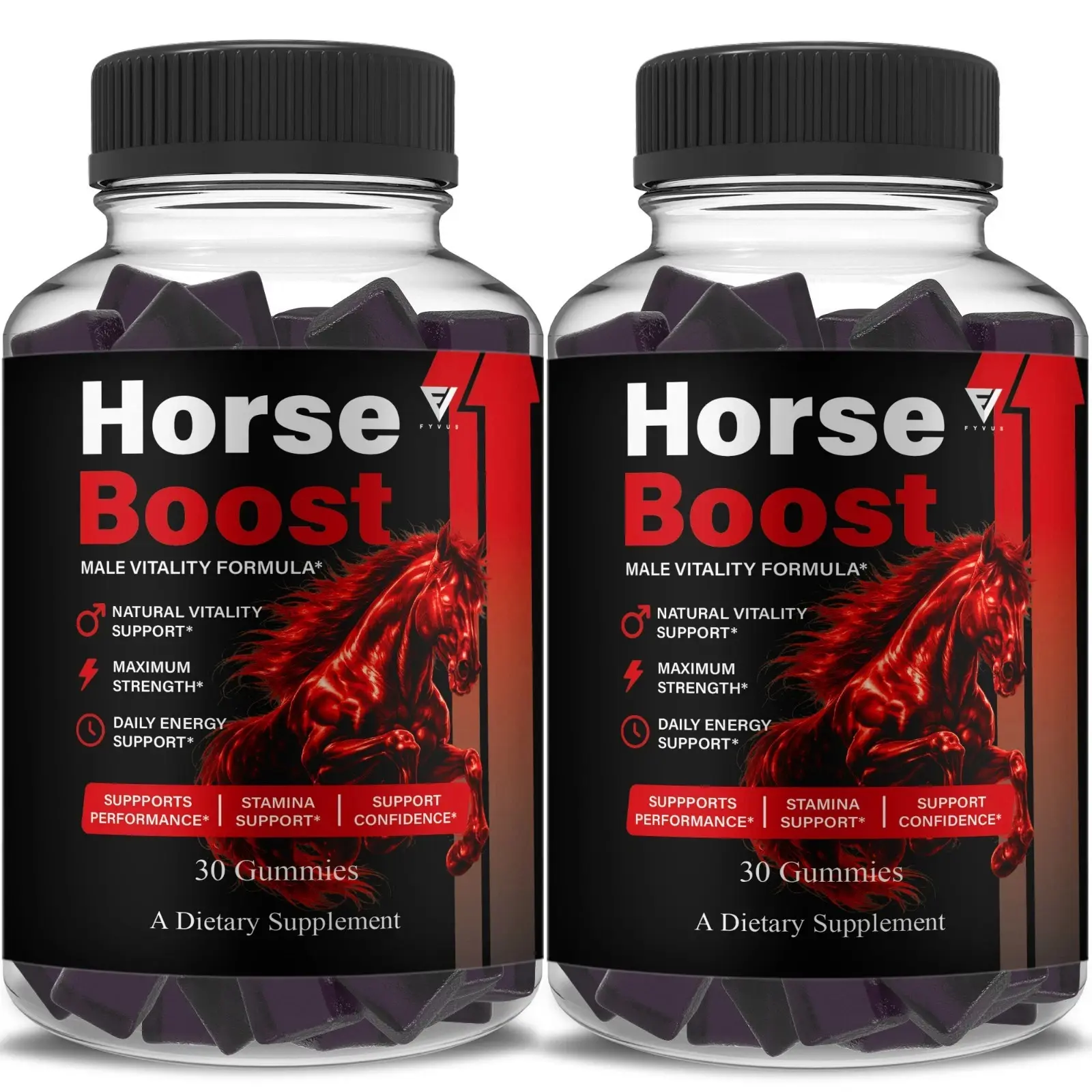 (2 Pack) Horse Boost Gummies (60 Gummies)