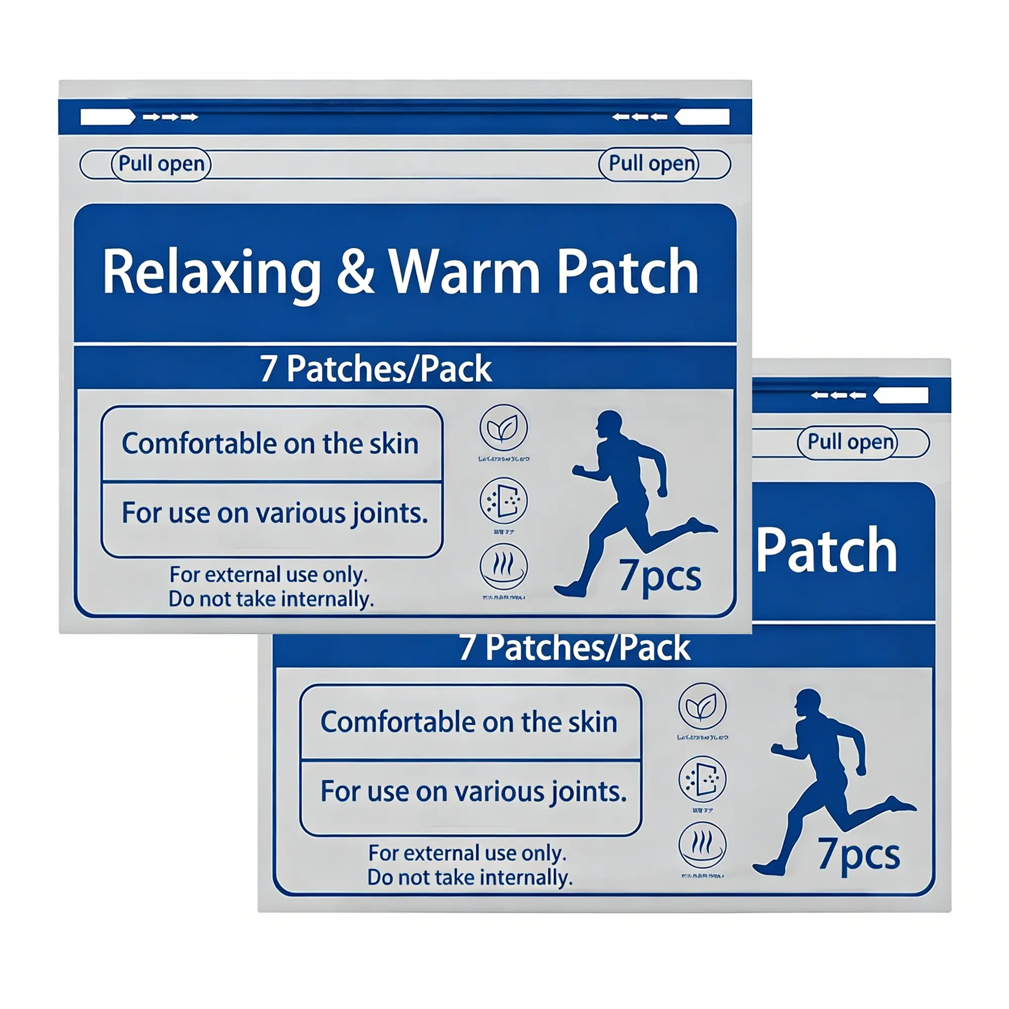 SAKURAMEI Herbal Comfort Patch – Daily Use Herbal Patch for Back, Neck, Shoulder & Knee, Comfortable and Relaxing, Home & Office Use, 7 Patches