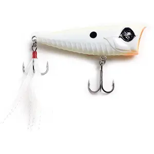 Googan Squad Blooper Topwater Lure with Rumble Strips & Feathered Hooks
