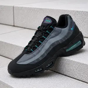 Nike Air Max 95 OG Big Bubble Black Grape IQ7601-010 Men's Fashion Sneaker New