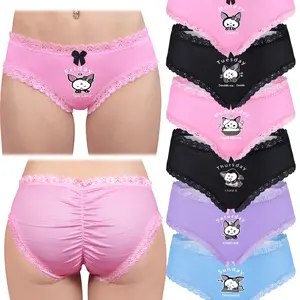 LittleForBig Women's Ladies Soft Silky Underwear Comfortable Hipster Briefs Babydoll Batty Brat Days of the Week 7 Pack Panties Set