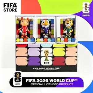 [Set of 3] FIFA 2026 World Cup Mascot Official Licensed Toy Figurines Collectable Soccer (Maple, Zayu & Clutch) Summervibes