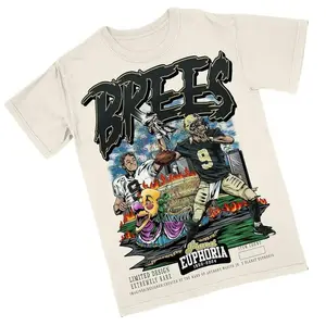 Drew Brees Planet Euphoria Shirt Vintage Football Graphic Tee for Men Women Fans Y2k Streetwear