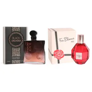 Black Orchidea 95ml/3.2fl.oz. and For Blooms Red 100ml/3.4fl.oz. Women's Perfume Bundle - Spray Perfume Set