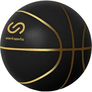 PRO 2 lb Weighted Basketball | Quiet & Heavy Indoor Ball for  or Athletes, Practice Dribbling Passing Handling & Rebounding | Black & , Size 7-29.5" (1 Pack)