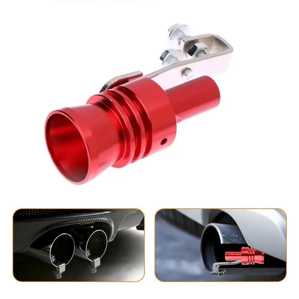 Stainless Steel Universal Turbo Whistle Car Accessory, Turbo Roar Sound Simulator for Cars, Trucks, SUVs, Vehicle Muffler Noisemaker for Performance Enhancement, Car Accessories