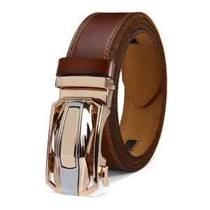 Men’s leather automatic ratchet belt with a sports car–style adjustable buckle; a tough, stylish belt for work and weekends—an awesome gift for Valentine’s Day and Father’s Day.