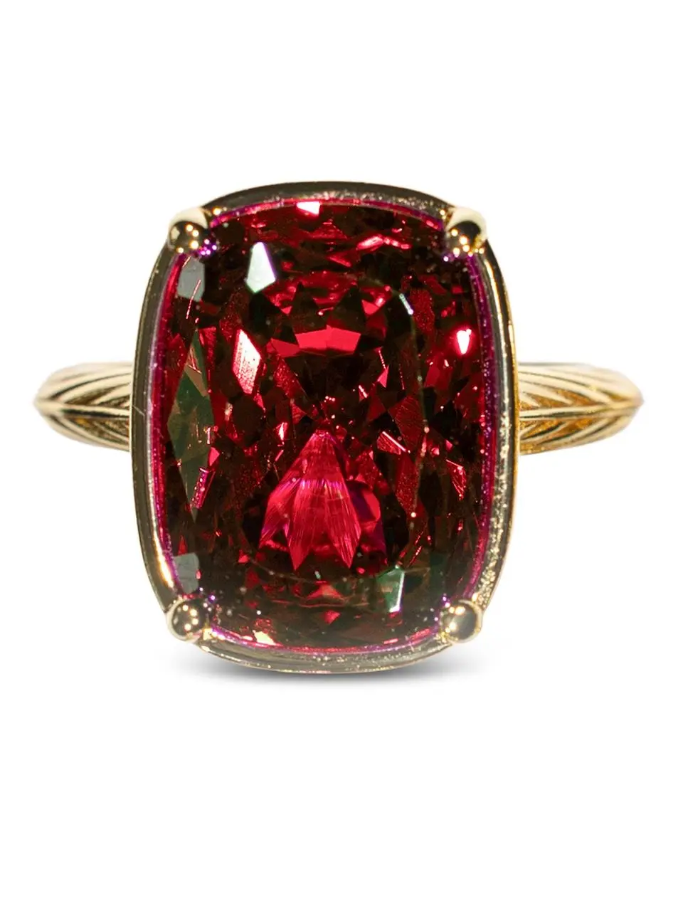 10mm Sterling Silver Elongated Cushion Garnet CZ Statement Cocktail Ring, Engagement-Ready & Ring Stack Compatible, Statement Ring, Female