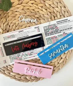 Personalized Mahjong Line Reader, Acrylic Card Helper Accessory