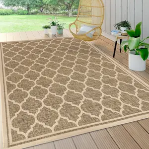 JONATHAN Y Trebol Moroccan Trellis Textured Weave Indoor/Outdoor Runner Rug; for Living Room, Kitchen, Bedroom, Dining Room, Patio, Porch, Backyard