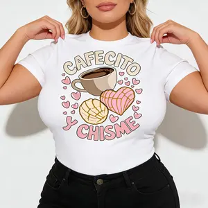 100% Cotton  Latina Mexican Baked Concha Pastry Conchas T-Shirt