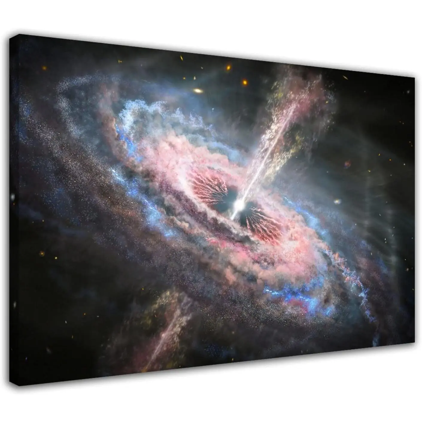 Hubble Probe Star Tsunami Through The Galaxy Poster Cosmic Black Hole Poster-Wall Art Painting Decor Room Colorful Gifts Ornaments Decoration
