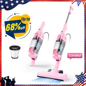 [Promoción] INSE R6X Aspiradora Escoba con Cable 600W 15KPa, Ultraligera sin Bolsa, 3 en 1 de Mano para Hogar, Alfombra, Suelo Duro, Pelo de Mascotas y Coche pet lovers Upright Vacuums Memorial Day Sale