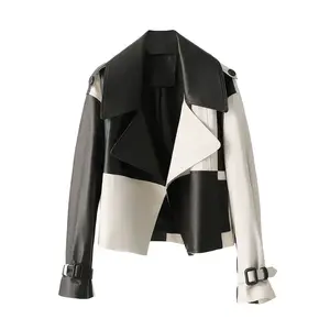 Korean Fashion Women's Genuine Cowhide Leather Jacket by Hide Crafts