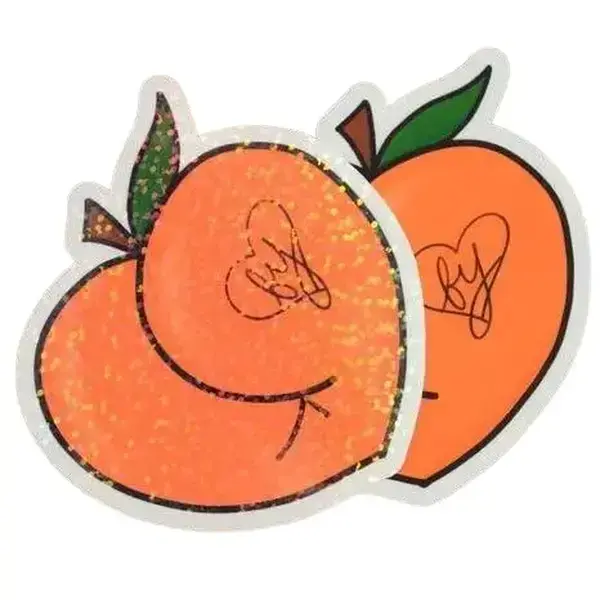 Peach by Bea sticker
