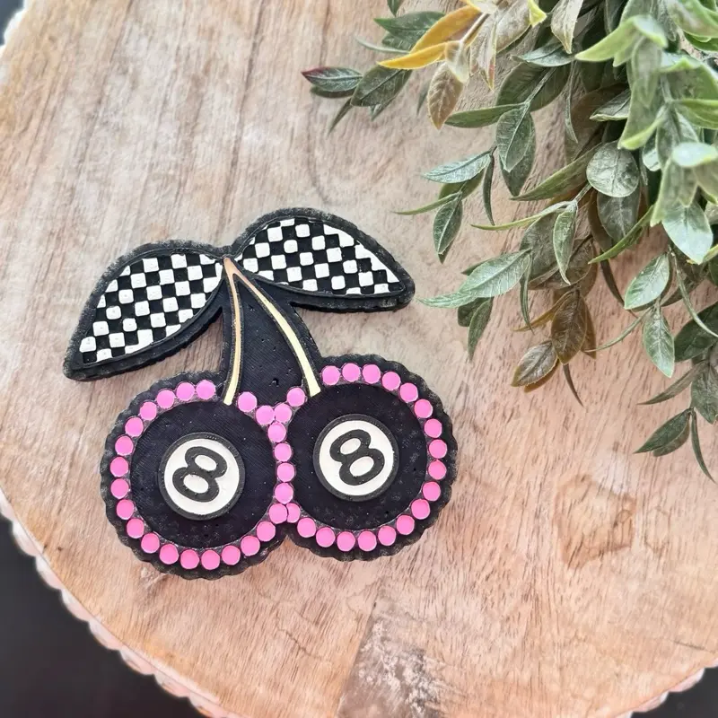Eight Ball Cherries Car Air Freshner
