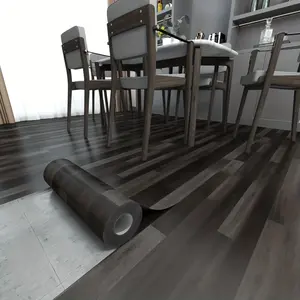 Luxury Self-Adhesive Wood Grain Floor Stickers, Waterproof Non-Slip Vinyl Flooring, Realistic Wood Texture, Tearable, for Bathroom Bedroom Living Room DIY Home Renovation