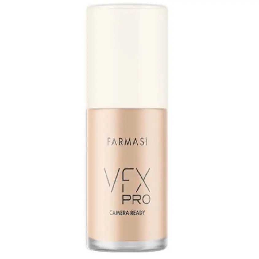VFX PRO Camera Ready Foundation - Expert Grade Liquid Makeup - Substantial Coverage - Lightweight - All Skin Types - All Skin Tones - Velvety Finish - Vegan - Ask to be Color Matched
