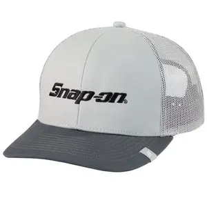 Snap-on Gray Day Snap-on Tools Mesh Cap - Genuine Official New 100% Cotton Twill Visor & Polyester Mesh Sides for Breathability