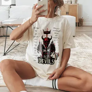Comfort Colors The Devils Shirt, Joe Abercrombie Book Tee, Fantasy Book Shirt, Grimdark Fantasy T Shirt, Bookish Reader Tee, Dark Fantasy Shirt, Vintage Fantasy Tee, Casual Fit Tee, Trendy Graphic Shirt